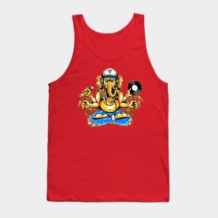 ganesha with musical instruments Tank Top